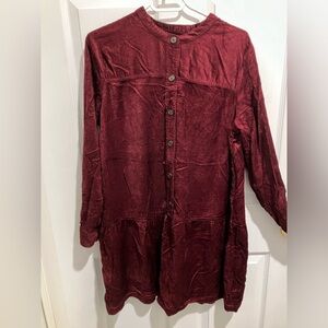 GAP Crushed Velvet Corduroy Dress